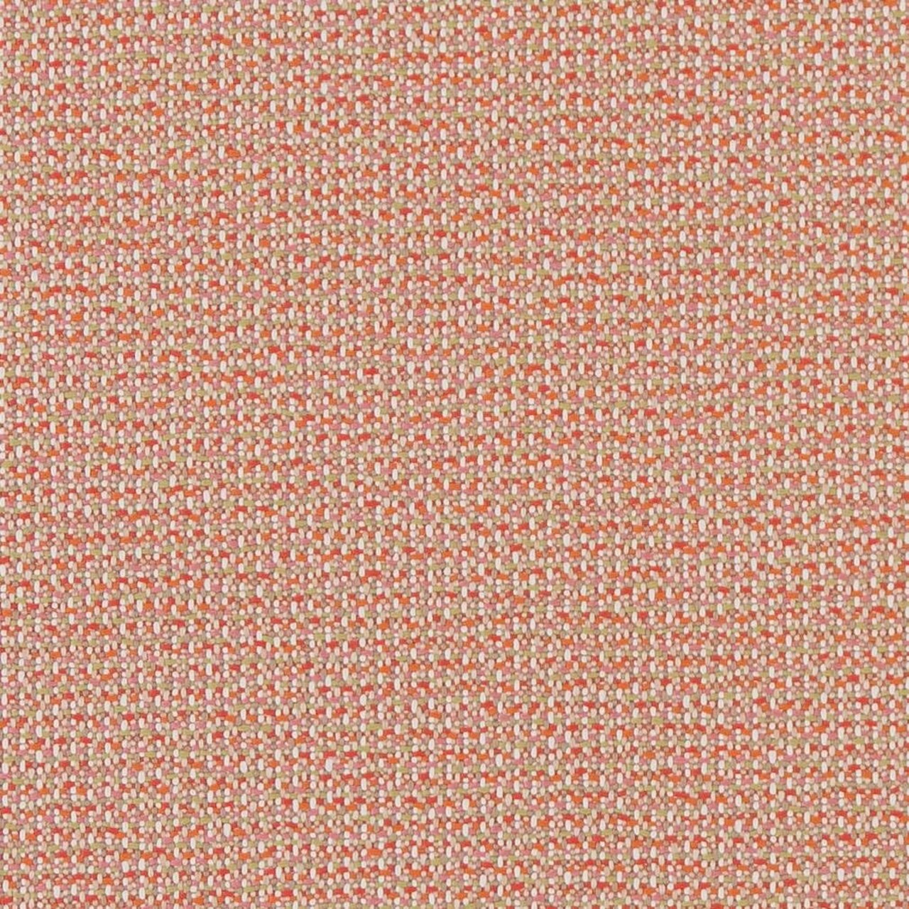 Orange Stain Resistant Performance Pet Friendly Textured Tweed Upholstery Fabric by The Yard - SKU: Marcel Punch